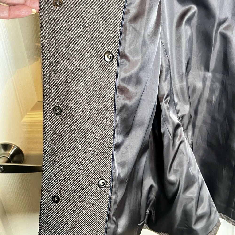 JoS A Bank Reserve Jacket Overcoat 2 in 1 Xtra Large Wool Blend Removable Lining - Picture 13 of 16